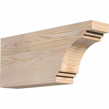 Ekena Millwork Pescadero Smooth Rafter Tail, Douglas Fir, 3 1/2"W x 8"H x 18"L RFT04X08X18PEC00SDF